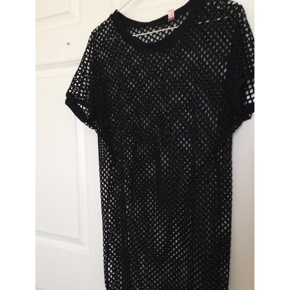 Tops - Mesh T - Shirt Dress