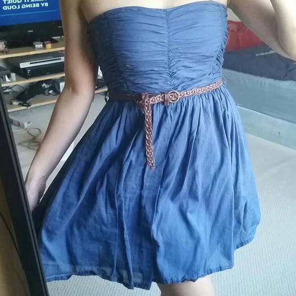 Zara navy dress - Picture 4 of 4