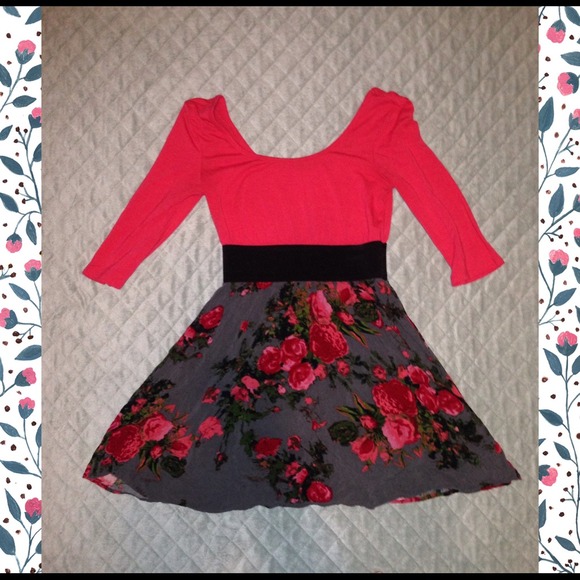 Adorable Pink & Floral Dress