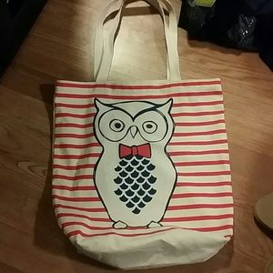 Owl tote bag