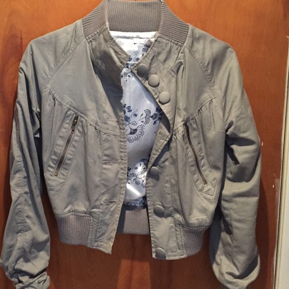 Gray cotton jacket