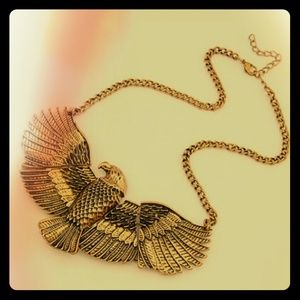 Statement Necklace - NWT / Gold colored Eagle