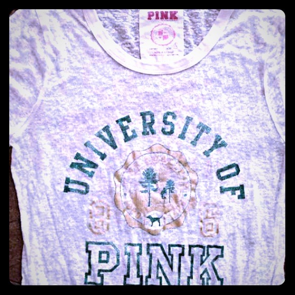 Victoria Secret 'Pink' Burnout Tee