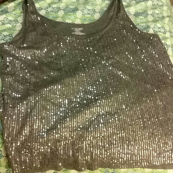 Sequin tank top