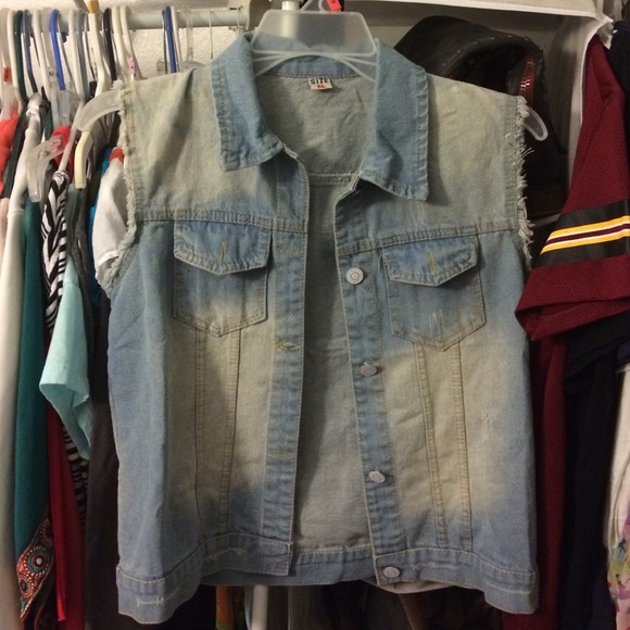 Never worn Denim vest