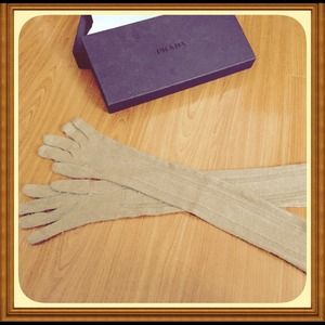 Prada cashmere gloves