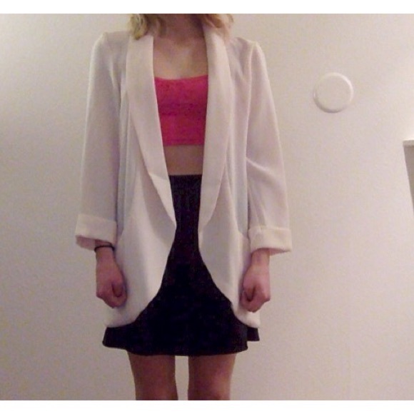 LUSH pink-peach blazer
