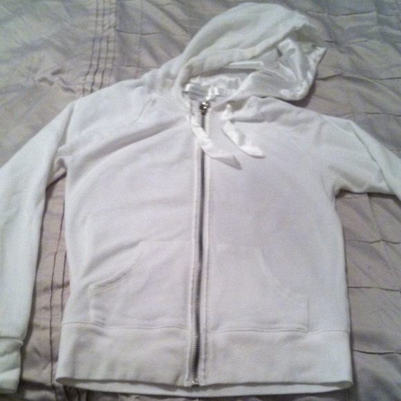 White bride wedding hoodie size S