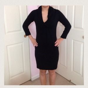 Calvin Klein black sweater dress