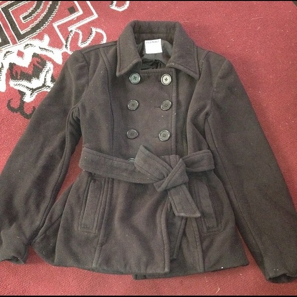 Black Old Navy Peacoat