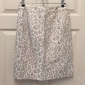 LOFT Abstract Print Pencil Skirt