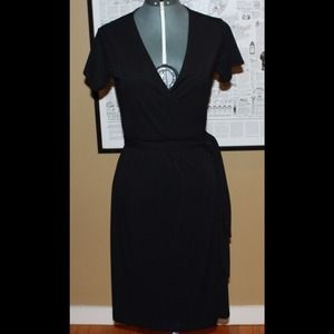 Nice wrap around black dress (sold in a bundle)