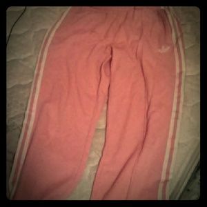Pink adidas sweat pants