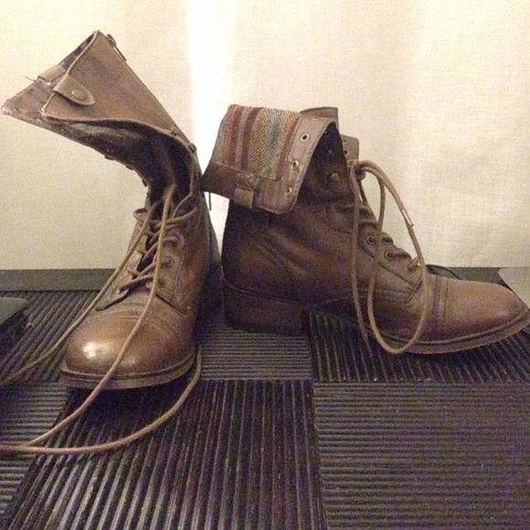 Steve Madden combat boots