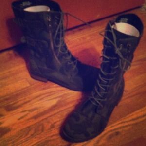 👢Army Fatigue Combat Boots👢