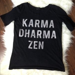 🎉discounted 🎉 Black Casual Graphic Tee