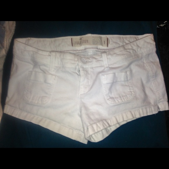 Hollister white shorts . Great condition Size 1