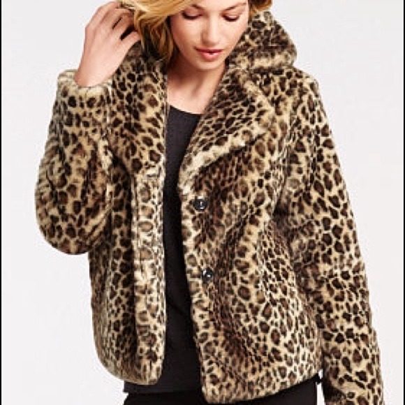 victoria secret leopard jacket