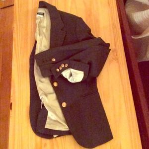 J.Crew Dark Grey Boyfriend Blazer