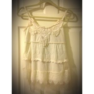 Lace cute summer top