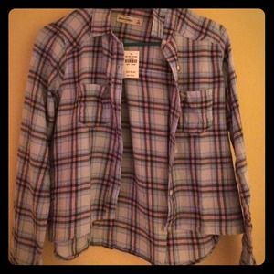 Abercrombie button down long sleeve flannel
