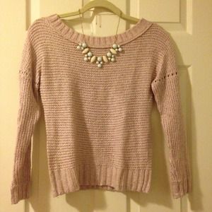 Aerie pink winter cute sweater
