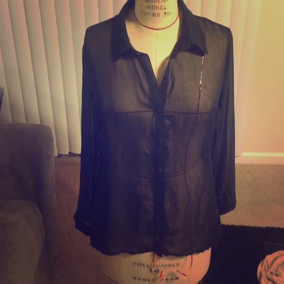 Sheer Black top