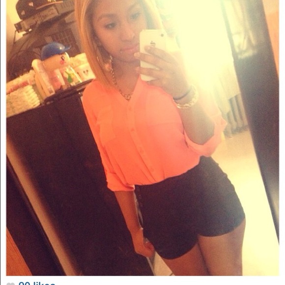 High waisted shorts