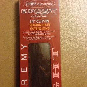 HOLD ⛔️Dark brown Hair clip- in extensions!