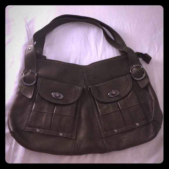 Carla Mancini Olive Green Purse.