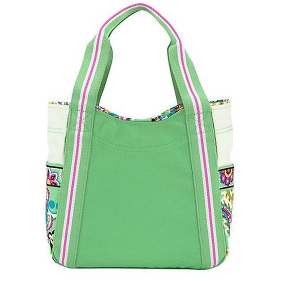 Vera Bradley Sm. Colorblock Tutti Frutti Tote Bag - Picture 2 of 3
