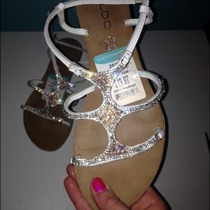 ALDO NEW size 6.5 bling sandals