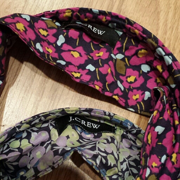Blue print Cotton J.Crew headband - Picture 3 of 4
