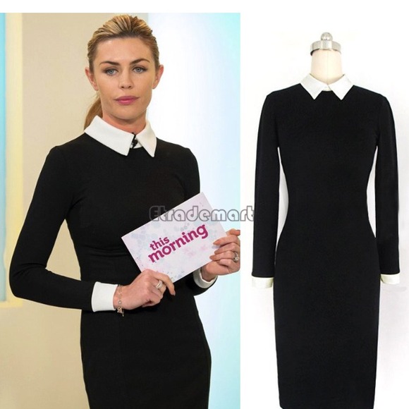 Classy and sexy black Office Dress