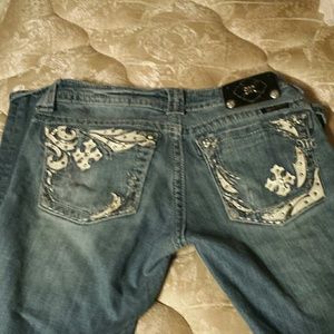 *PRICE DROP* Miss Me medieval swirls boot cut