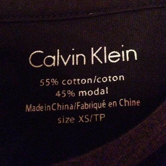 Calvin Klein Fitted Logo Tee - Picture 2 of 2