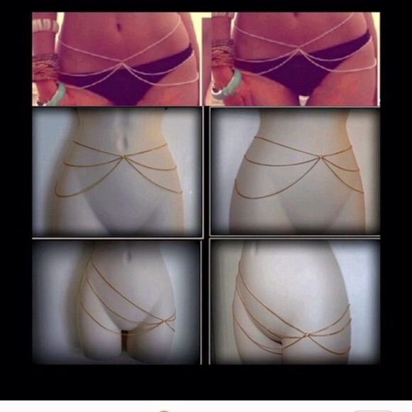 Hip belly chain. NEW