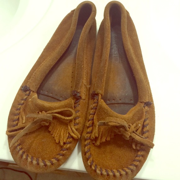 Leather moccasins