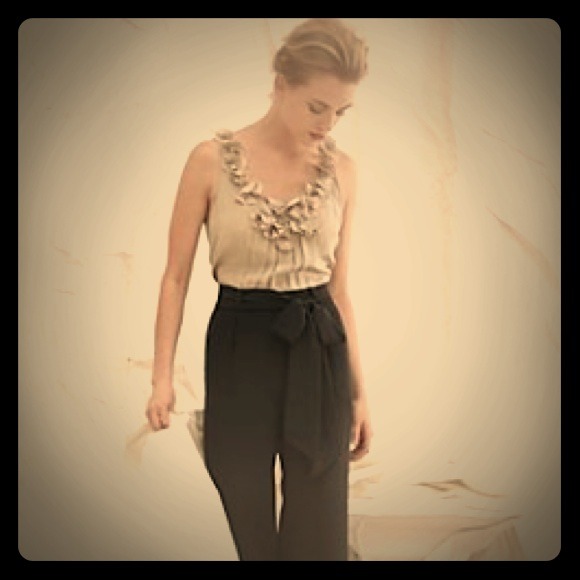 RARE Anthropologie Sine Bow Bound Romper 4