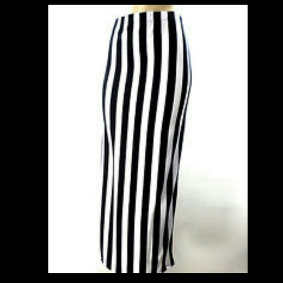 STRIP LONG SKIRT