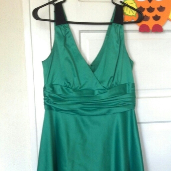 Amazing emerald and black dress