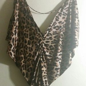 Vintage Leopard Print Cougar Top