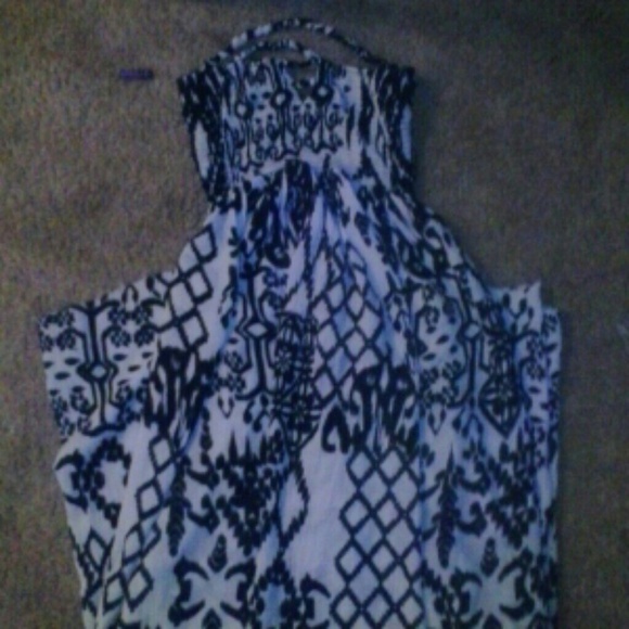 Super cute sun dress with strappy back