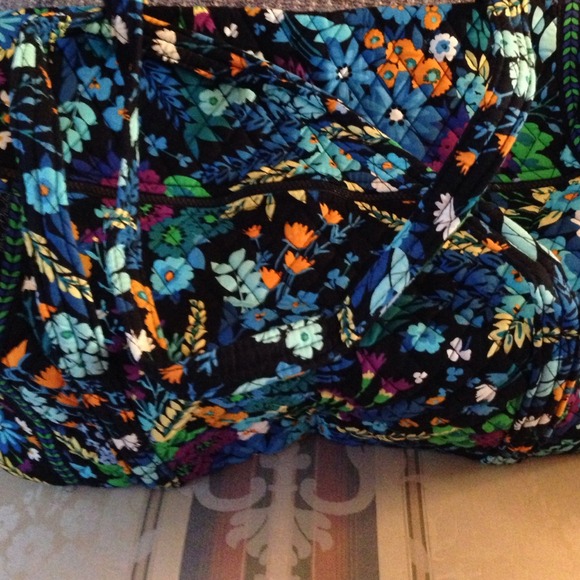 Vera Bradley large duffel bag in Midnight Blues - Picture 2 of 3