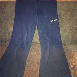 Small black Julliard sweatpants.