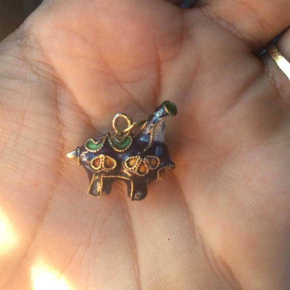 Vintage elephant pendant