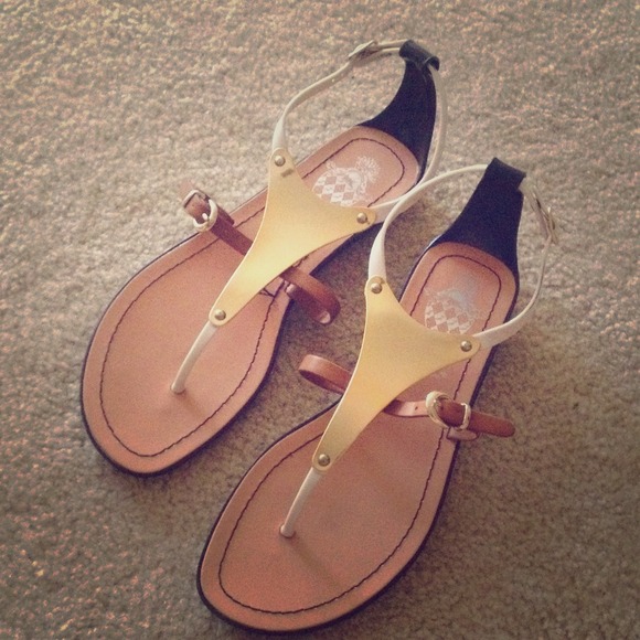 Gold sandals