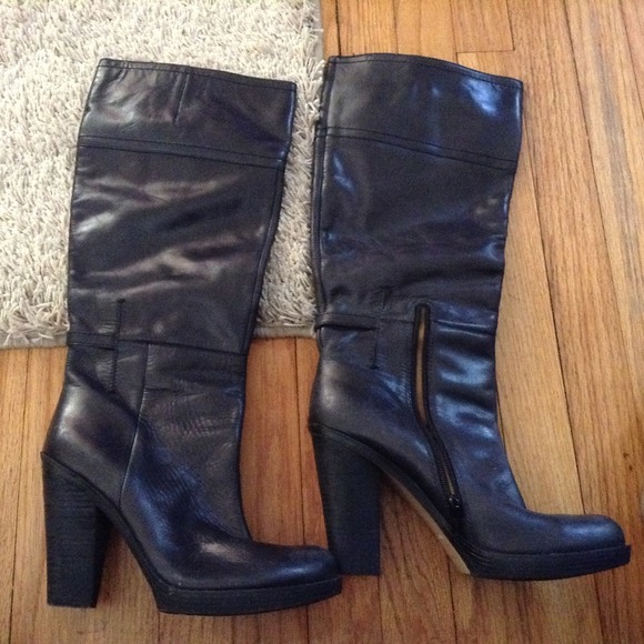 Nine West tall leather boots
