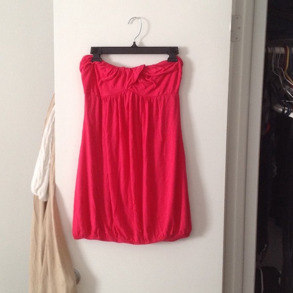 Fuchsia Strapless Dress