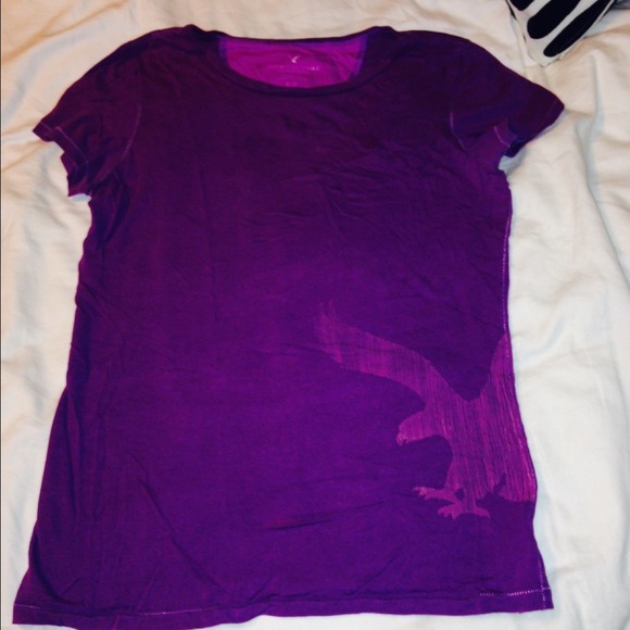 Purple short sleeve AE shirt